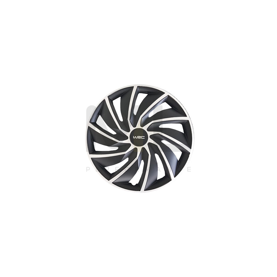 WRC 007597 Wheel trims 14 Inch Black/Silver | ML Performance Car Parts