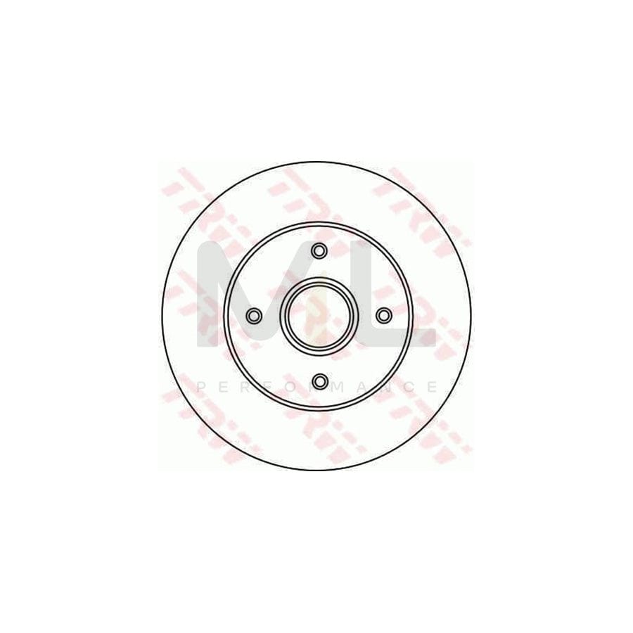 TRW DF2709 Brake Disc Solid | ML Performance Car Parts