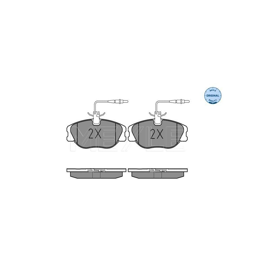 Meyle 025 218 0119/W Brake Pad Set