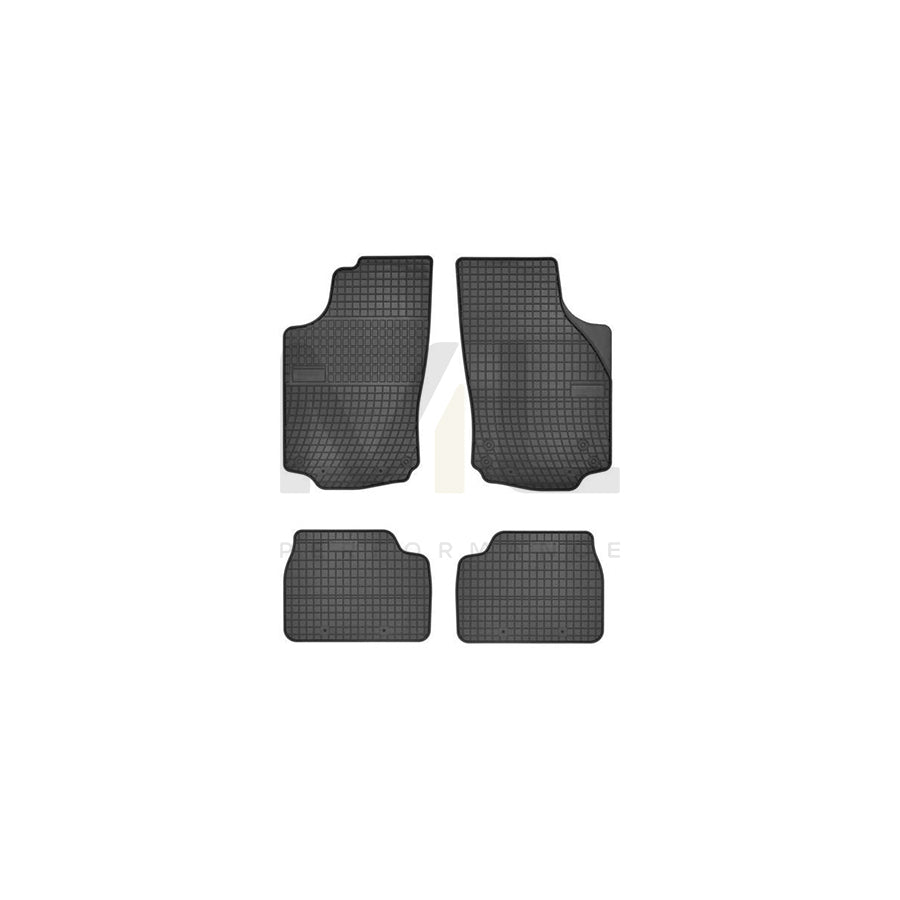 FROGUM 07051 Floor mat set for OPEL Corsa ﾐ｡ Van (X01) Elastomer, Front and Rear, Quantity: 4, Black | ML Performance Car Parts