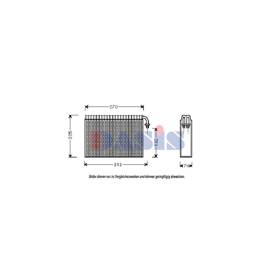 AKS Dasis 820006N Air Conditioning Evaporator | ML Performance UK