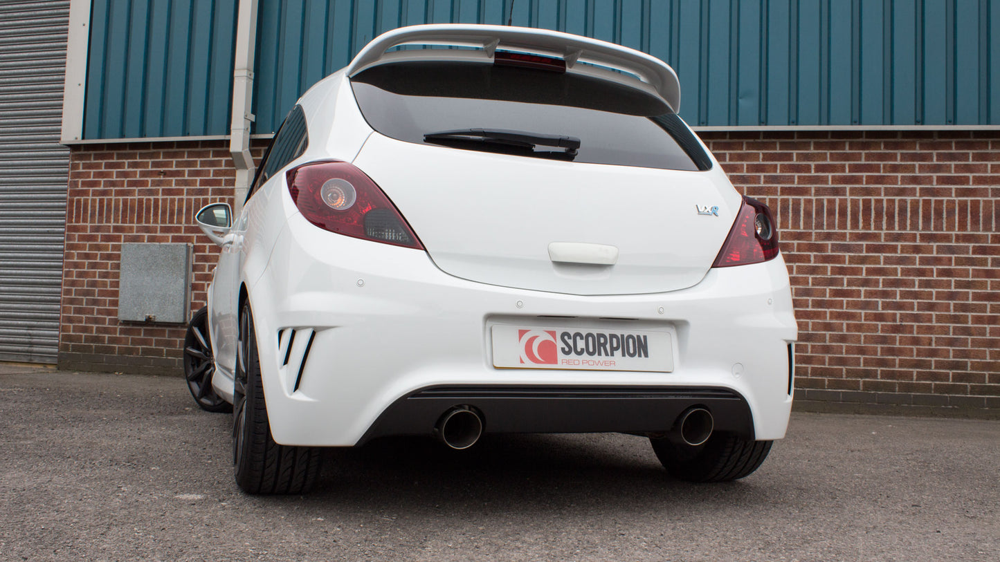 Scorpion SVXS055 Vauxhall Corsa D VXR/Nurburgring Non-Resonated Cat-Back System  | ML Performance UK UK