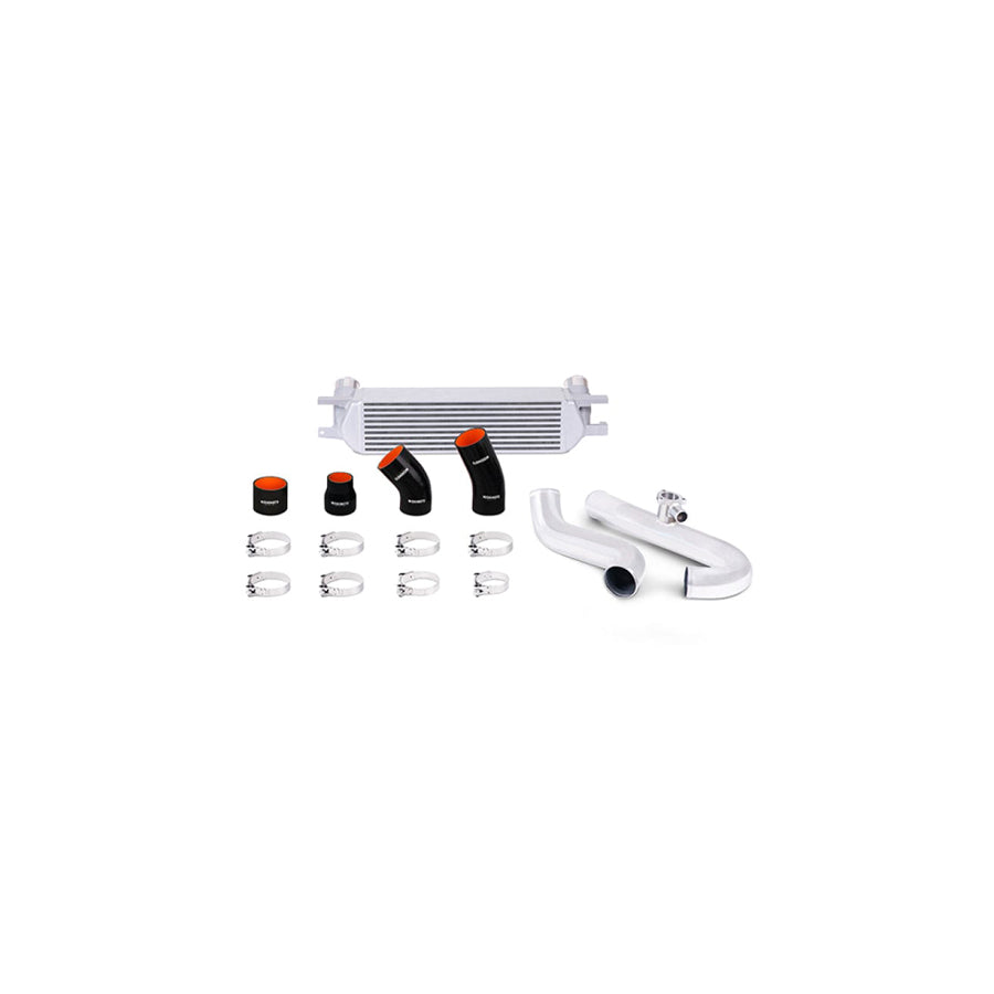 Mishimoto MMINT-MUS4-15KPSL 2015 Ford Mustang EcoBoost Performance Intercooler Kit - Silver Core Polished Pipes