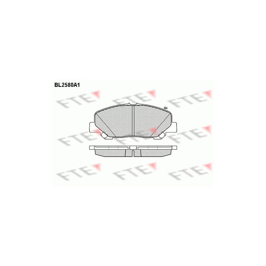 Fte BL2580A1 Brake Pad Set | ML Performance UK Car Parts