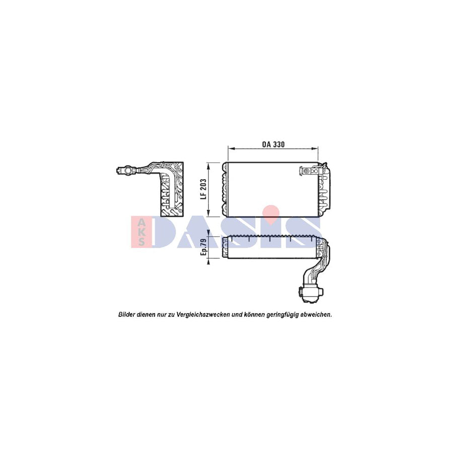 AKS Dasis 820003N Air Conditioning Evaporator | ML Performance UK