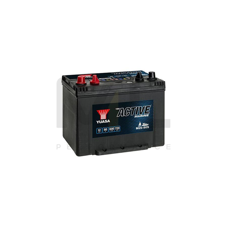 Yuasa M26-80S 12v 80Ah YBX Active Marine Battery | ML Performance UK Car Parts