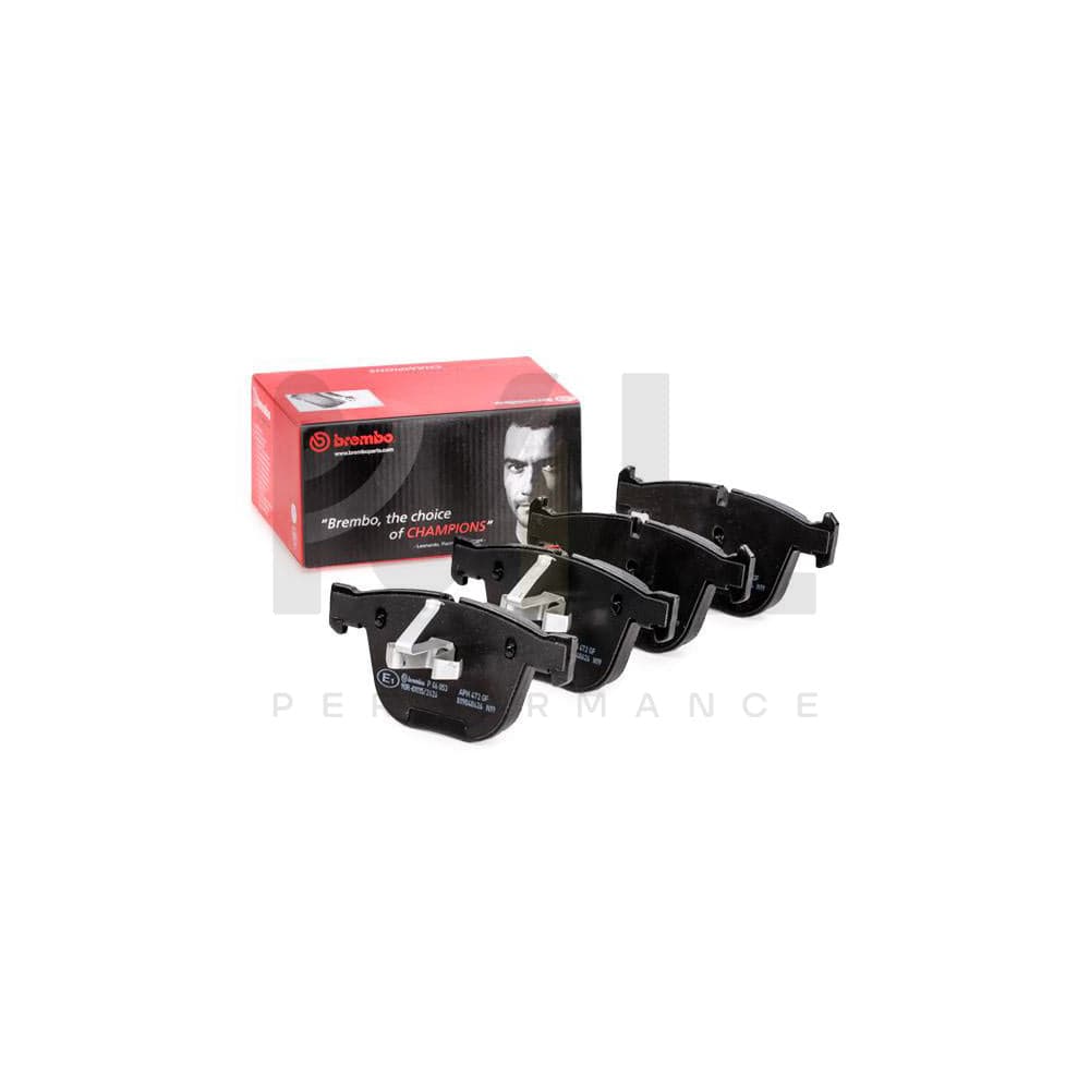 Brembo P 06 053 Brake Pad Set Prepared For Wear Indicator, With Piston Clip | ML Performance Car Parts