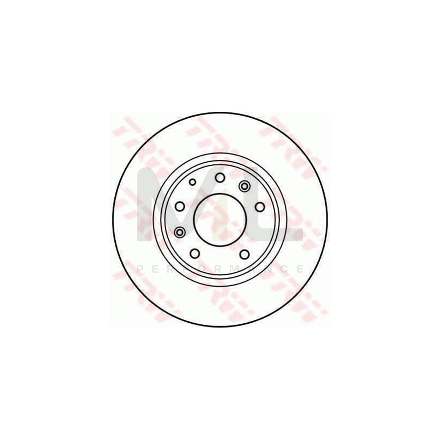 TRW DF4011 Brake Disc for MAZDA RX-7 Vented | ML Performance Car Parts