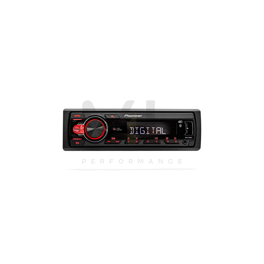 PIONEER MVH-130DAB Car stereo 1 DIN, Made for Android, 12V, FLAC, MP3, WAV, WMA | ML Performance Car Parts