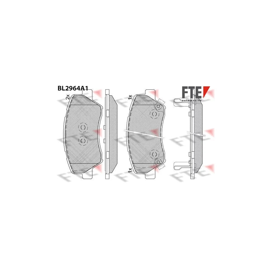 Fte 9011208 Brake Pad Set | ML Performance UK Car Parts