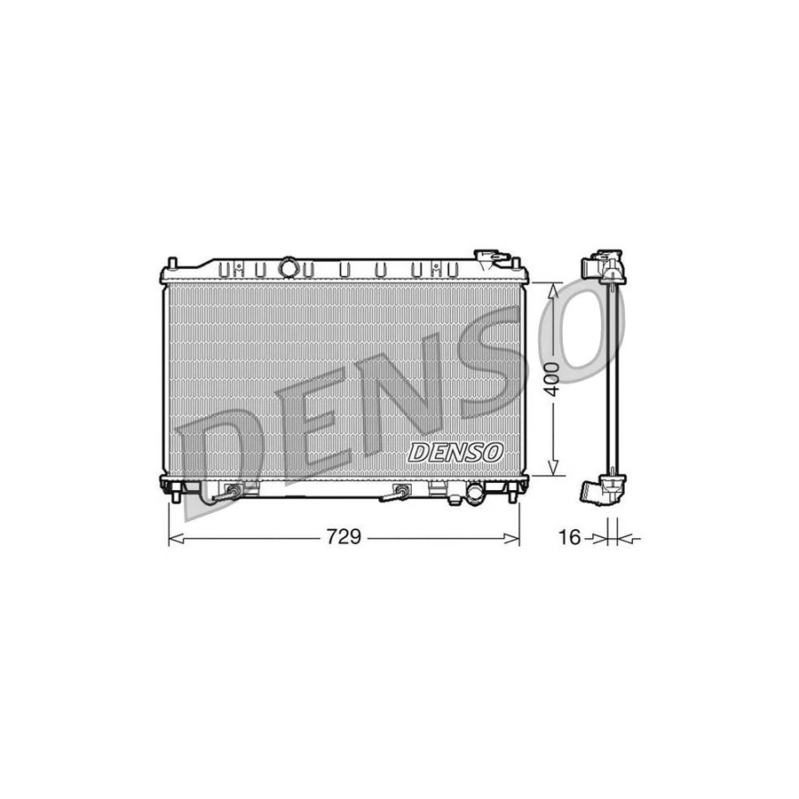 Denso DRM46033 Drm46033 Engine Radiator For Nissan Maxima V Qx Saloon (A33) | ML Performance UK