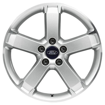 GENUINE FORD 1471989 x4 SET OF 4 FOCUS ALLOY WHEEL 17" 5-SPOKE DESIGN, SILVER 07/2004 - 12/2007 | ML Performance UK