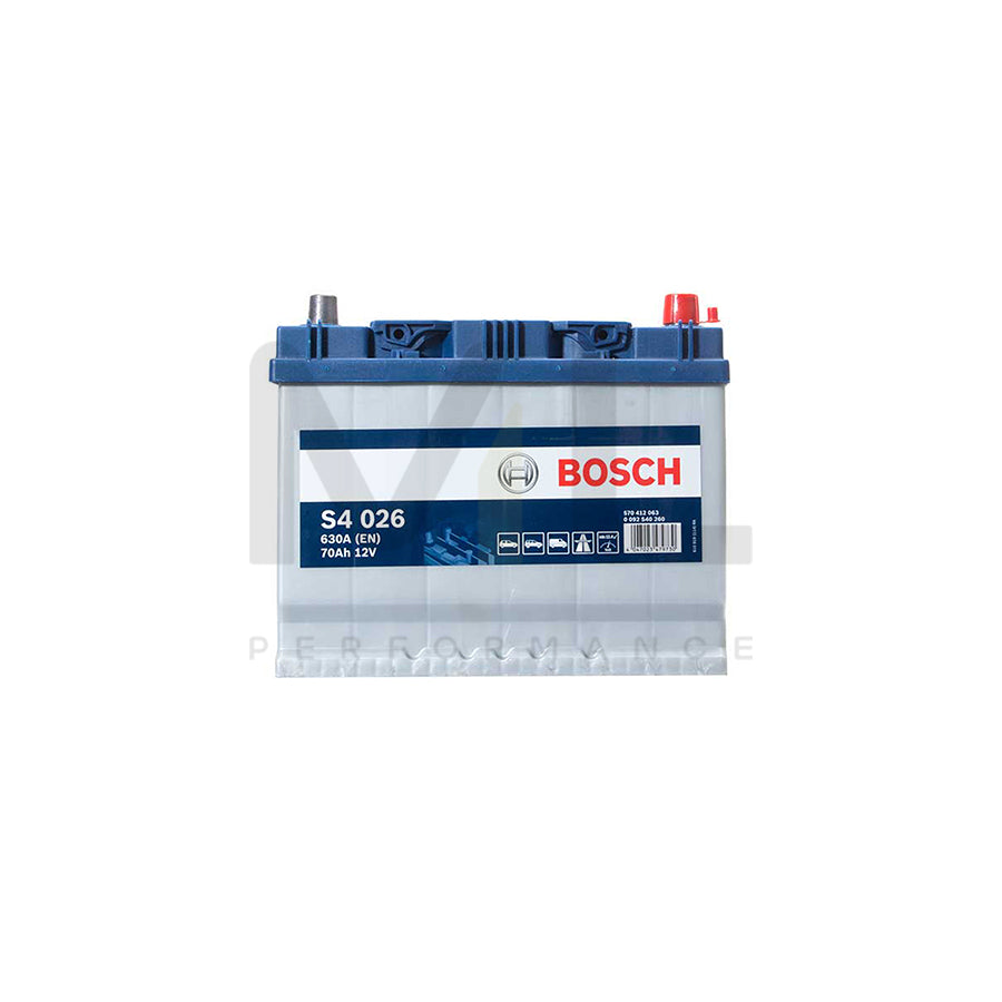 Bosch S4 Car Battery 068 4 Year Guarantee | ML Performance UK Car Parts