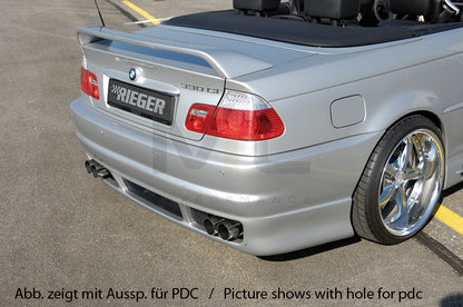 Rieger 00050208 BMW 3 Series E46 Rear Bumper 3 | ML Performance UK Car Parts