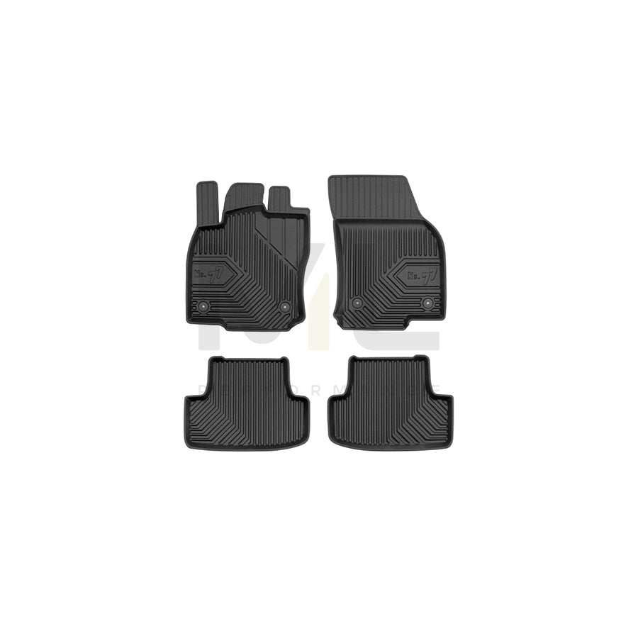 FROGUM Tailored, No.77 77407602 Floor mat set for AUDI Q2 (GAB) Elastomer, Front and Rear, Quantity: 4, Black | ML Performance Car Parts