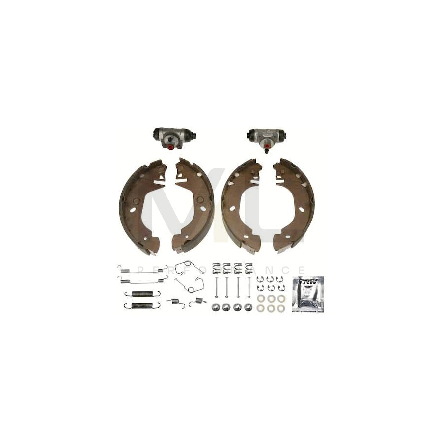 TRW Brake Kit BK1682 Brake Shoe Set for FORD TRANSIT with wheel brake cylinder | ML Performance Car Parts