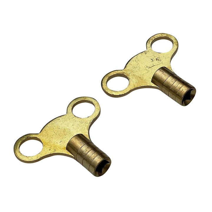 Amtech 2pcs Brass Radiator Key Set | ML Performance DIY & Power Tools