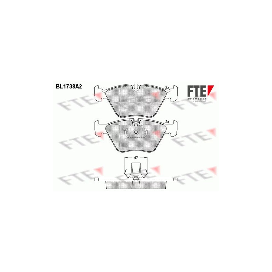 Fte BL1738A2 Brake Pad Set | ML Performance UK Car Parts