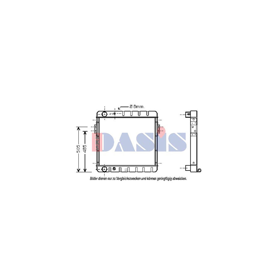 AKS Dasis 090059N Engine Radiator | ML Performance UK