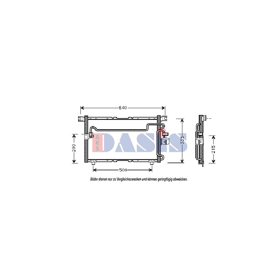 AKS Dasis 232001N Air Conditioning Condenser | ML Performance UK