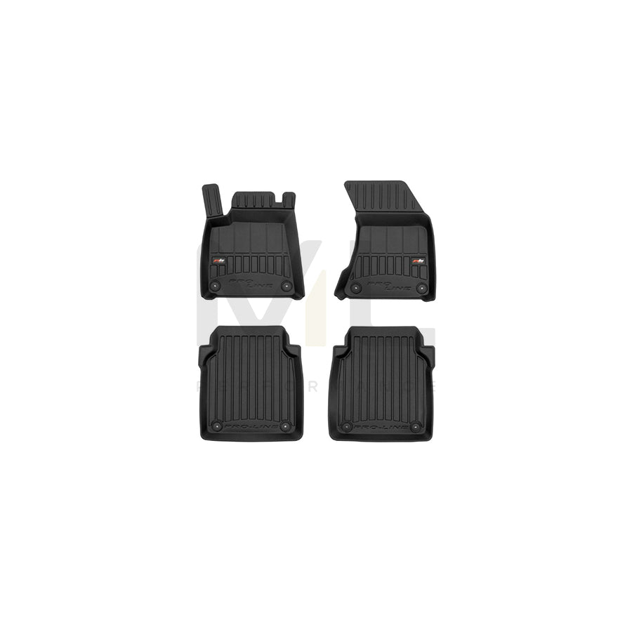 FROGUM Tailored, ProLine 3D427204 Floor mat set for AUDI A8 D4 (4H2, 4H8, 4HC, 4HL) Elastomer, Front and Rear, Quantity: 4, Black | ML Performance Car Parts