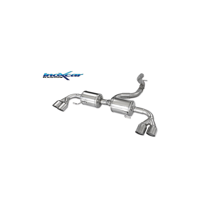 InoXcar AUS1.02.RA Audi A1 (8X) Rear Silencer | ML Performance UK Car Parts