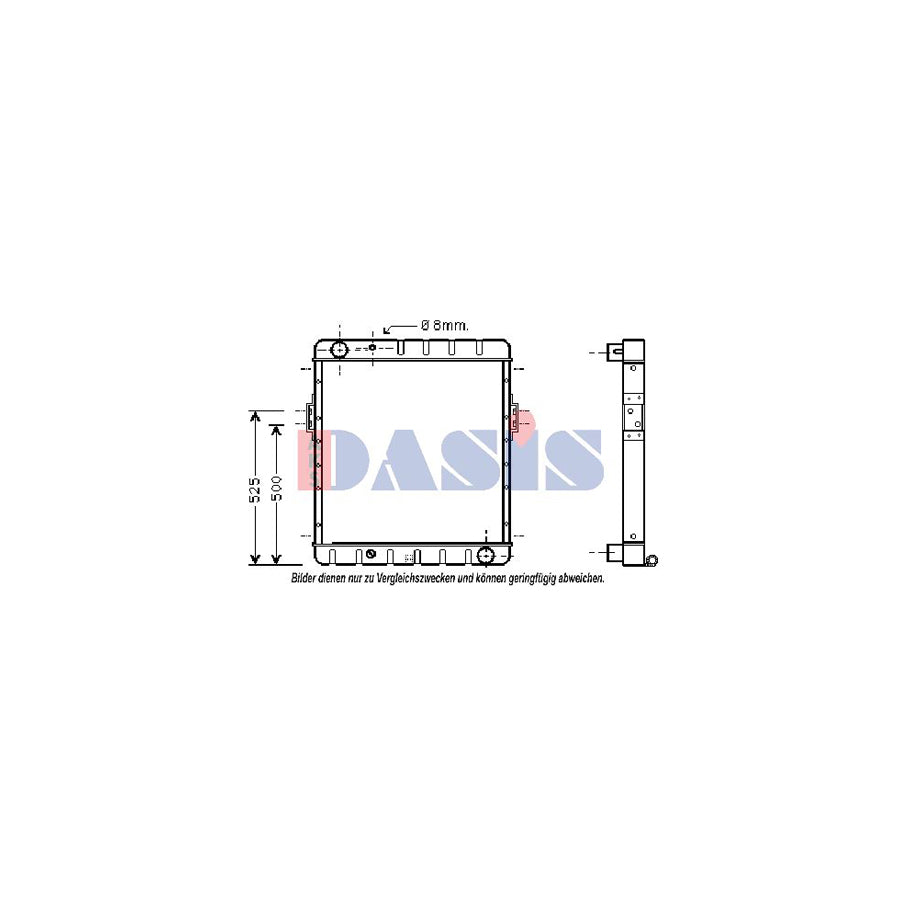 AKS Dasis 090061N Engine Radiator | ML Performance UK