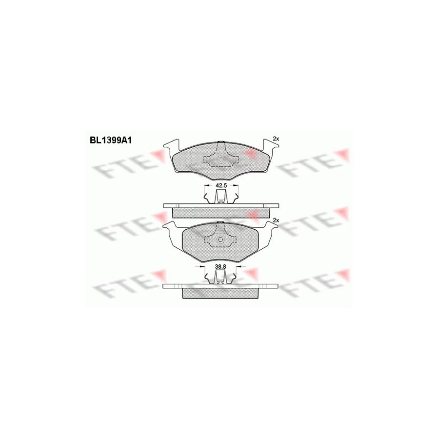 Fte 9010171 Brake Pad Set | ML Performance UK Car Parts