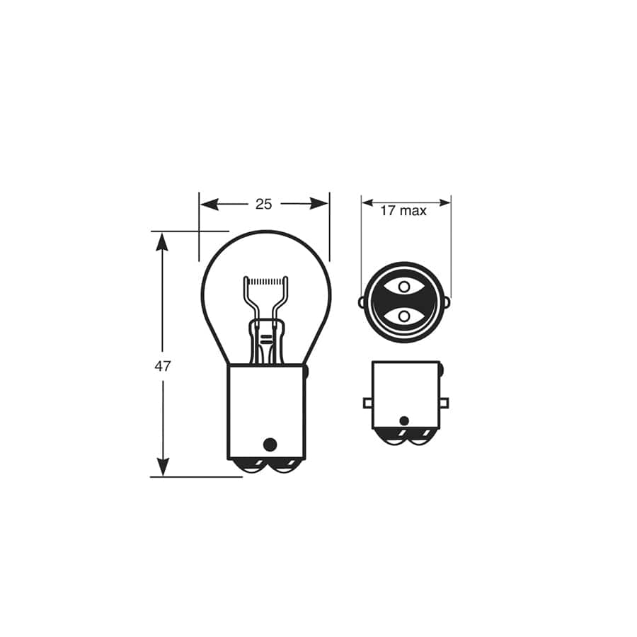 RING R346 24V 21W P21W SBC BA15d  Brake/Indicator/Reverse/Rear Fog (10 units ) | ML Performance