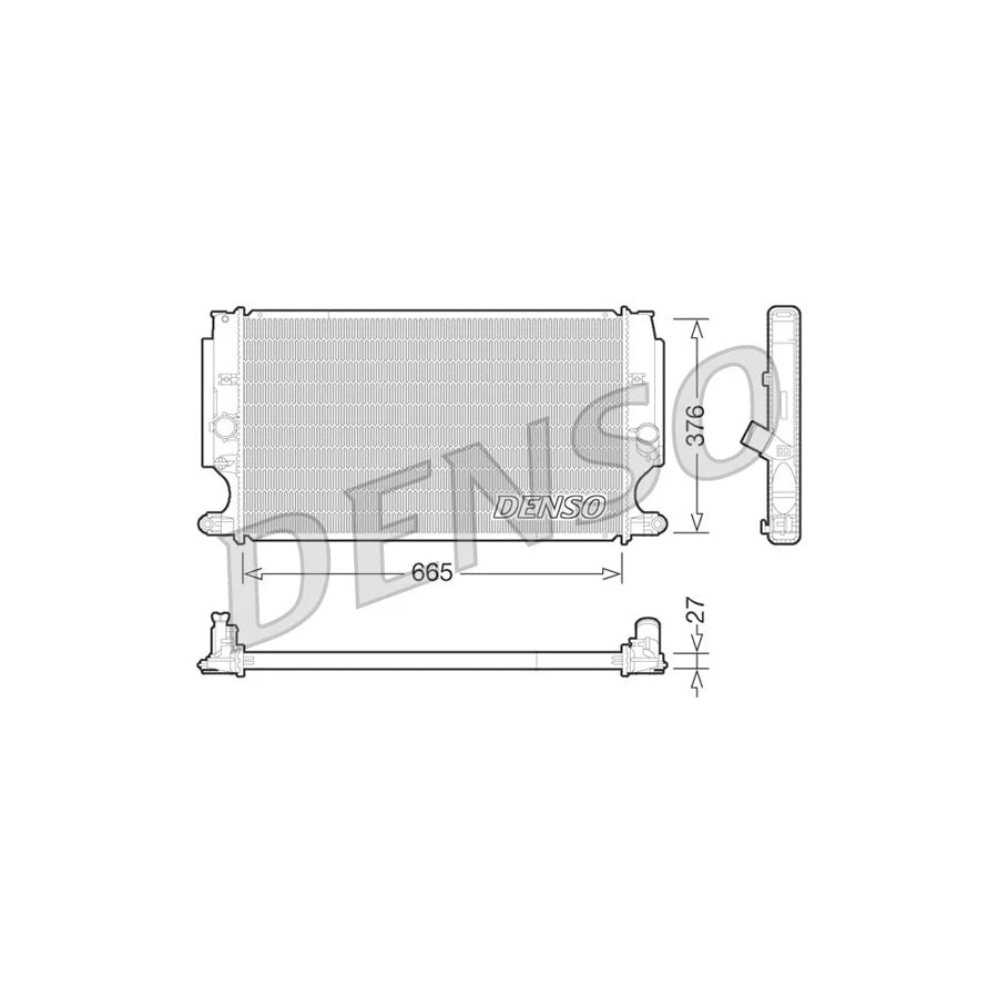 Denso DRM50072 Drm50072 Engine Radiator | ML Performance UK