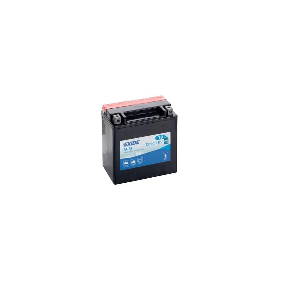 Exide ETX20CHBS Motorcycle Battery 12V 18AH 230A | ML Performance UK Car Parts