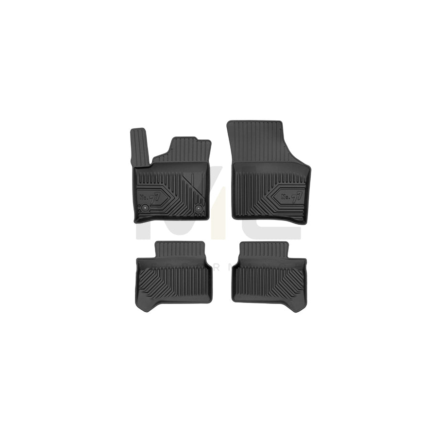 FROGUM Tailored, No.77 77426177 Floor mat set for SKODA Citigo-e iV (NE1) Elastomer, Front and Rear, Quantity: 4, Black | ML Performance Car Parts