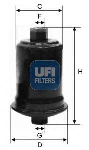 UFI 31.556.00 Fuel Filter