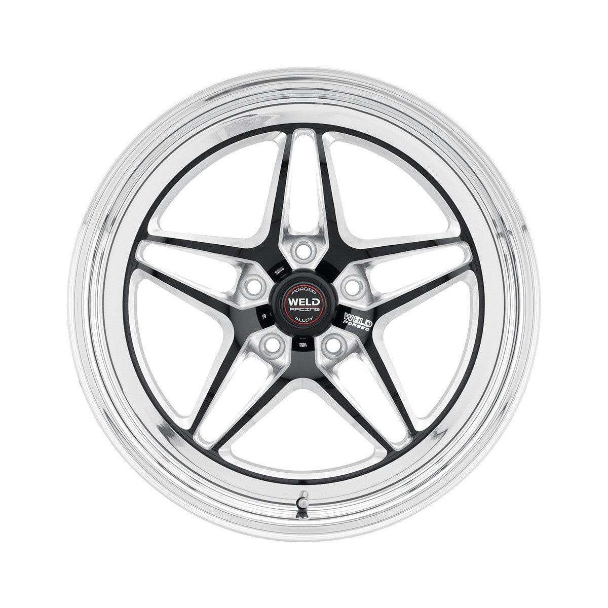 Weld 81MB-510G55C S81 Hd Wheel 15x10 5x135 ET0 BS5.5 Black Center - Polished Shell