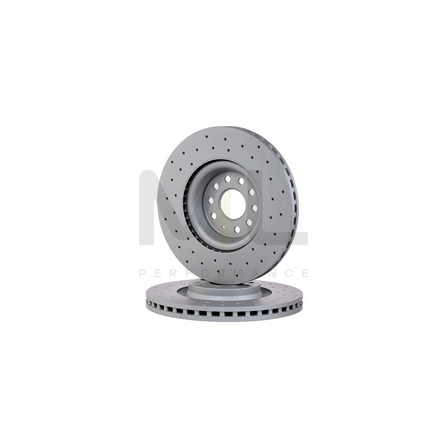 ZIMMERMANN SPORT COAT Z 600.3243.52 Brake Disc Internally Vented, Perforated, Coated, High-carbon | ML Performance Car Parts