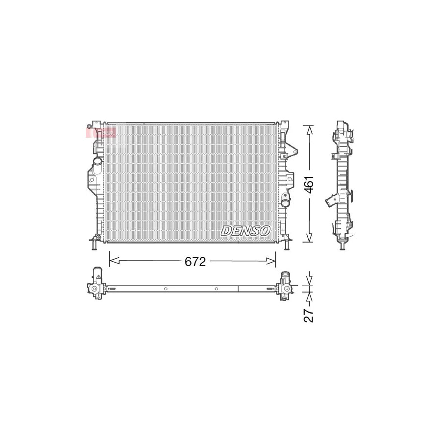 Denso DRM10048 Drm10048 Engine Radiator For Ford Kuga Mk1 Off-Road | ML Performance UK