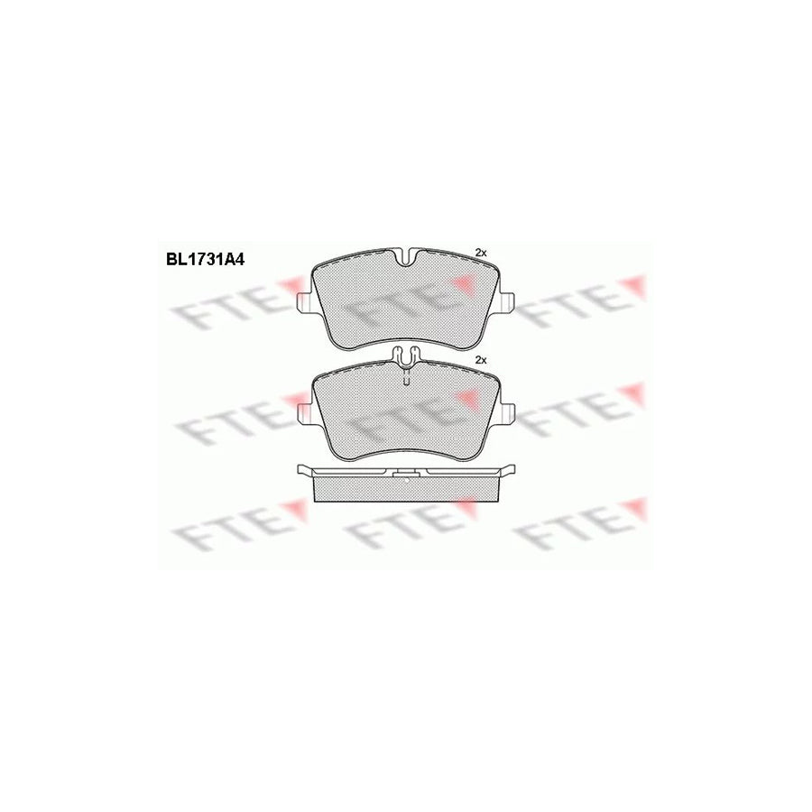 Fte BL1731A4 Brake Pad Set | ML Performance UK Car Parts