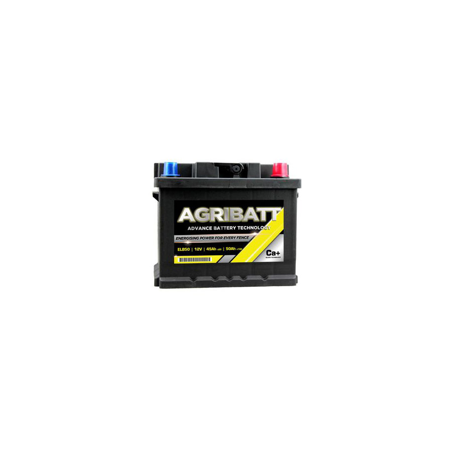 AgriBatt ELB50 Heavy Duty Electric Fence Battery 12V 50Ah c100 | ML Performance UK Car Parts