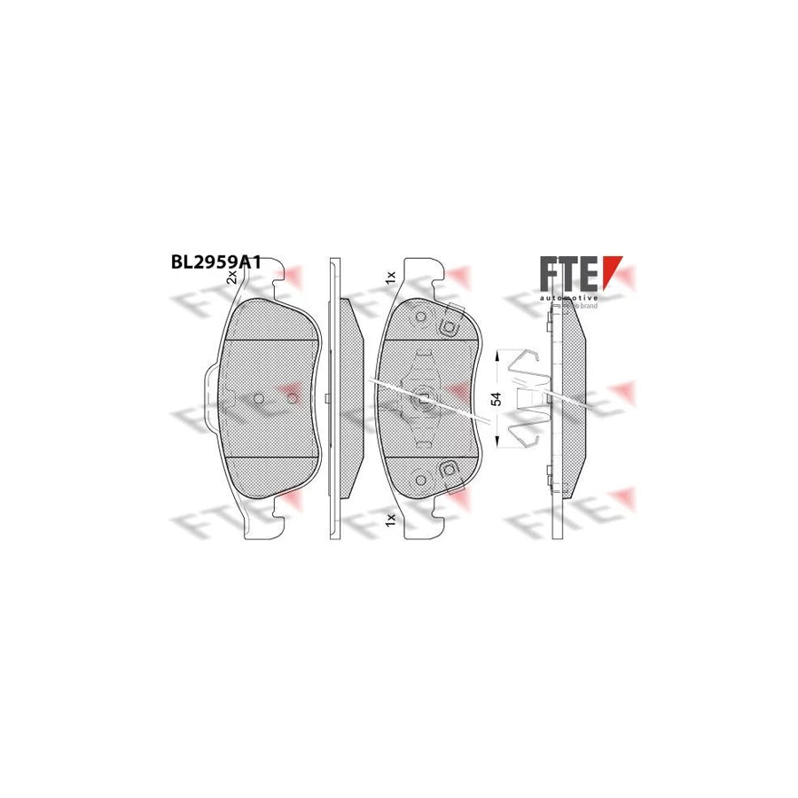 Fte 9011202 Brake Pad Set | ML Performance UK Car Parts