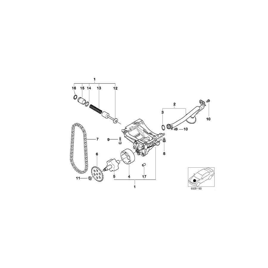 Genuine BMW 11417502108 E53 Suction Pipe (Inc. X5 3.0i) | ML Performance UK Car Parts