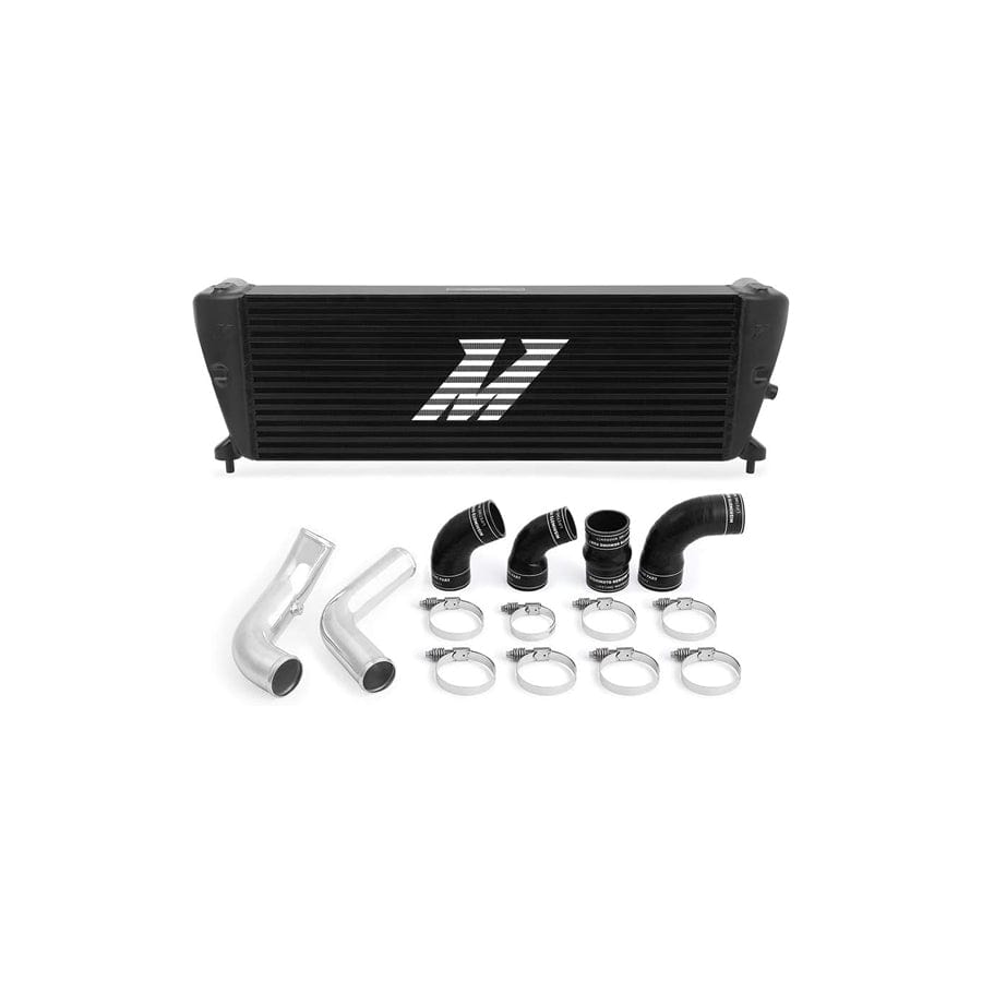 Mishimoto MMINT-RGR-11KBKP Ford Ranger 3.2L Diesel Intercooler Kit 2011+ Black w/ Polished Pipes