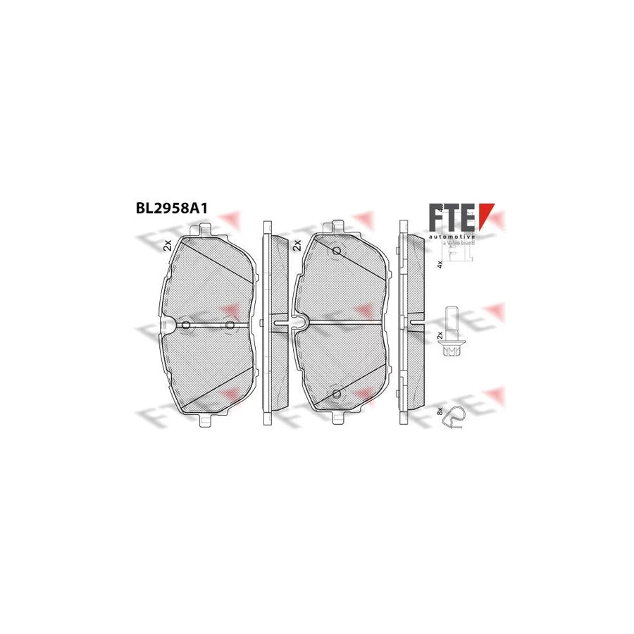 Fte 9011201 Brake Pad Set | ML Performance UK Car Parts