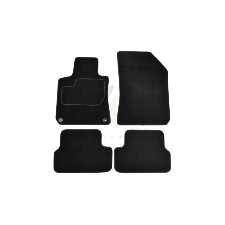 MAMMOOTH A041 PGT160 PRM 01 Floor mat set for PEUGEOT 308 II Hatchback Textile, Front and Rear, Quantity: 4, Black | ML Performance Car Parts