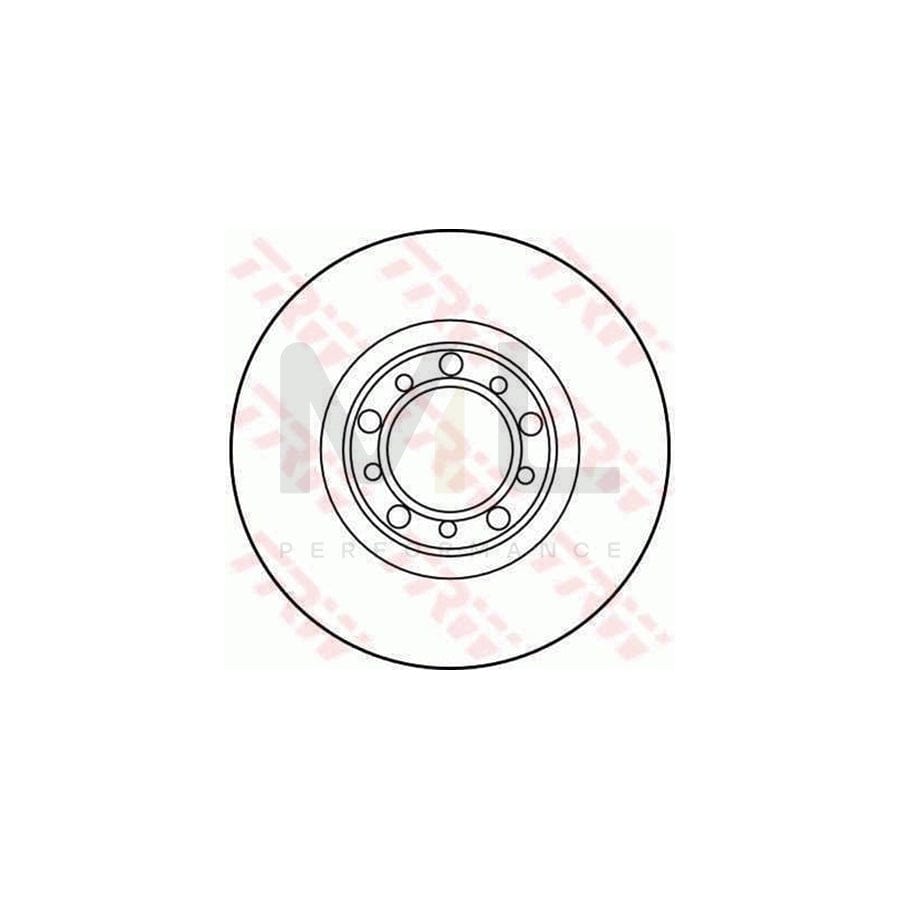 TRW DF1545 Brake Disc Vented | ML Performance Car Parts