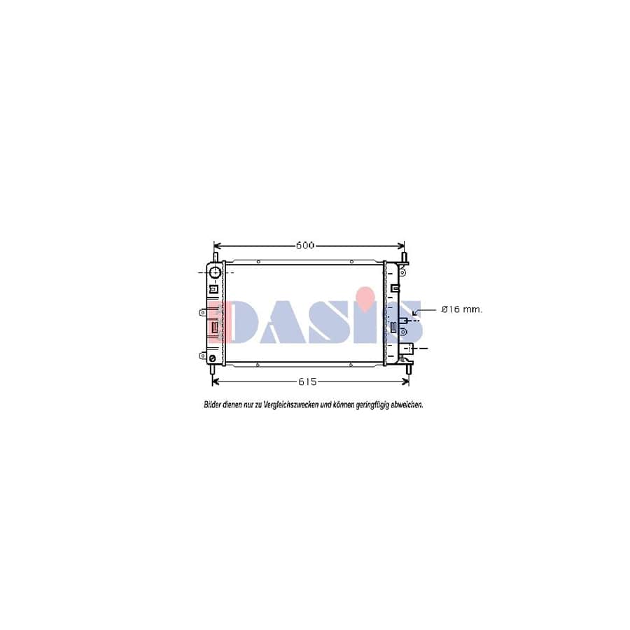 AKS Dasis 090067N Engine Radiator | ML Performance UK