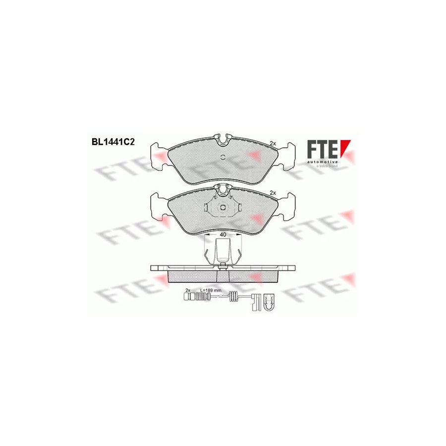 Fte 9010195 Brake Pad Set | ML Performance UK Car Parts