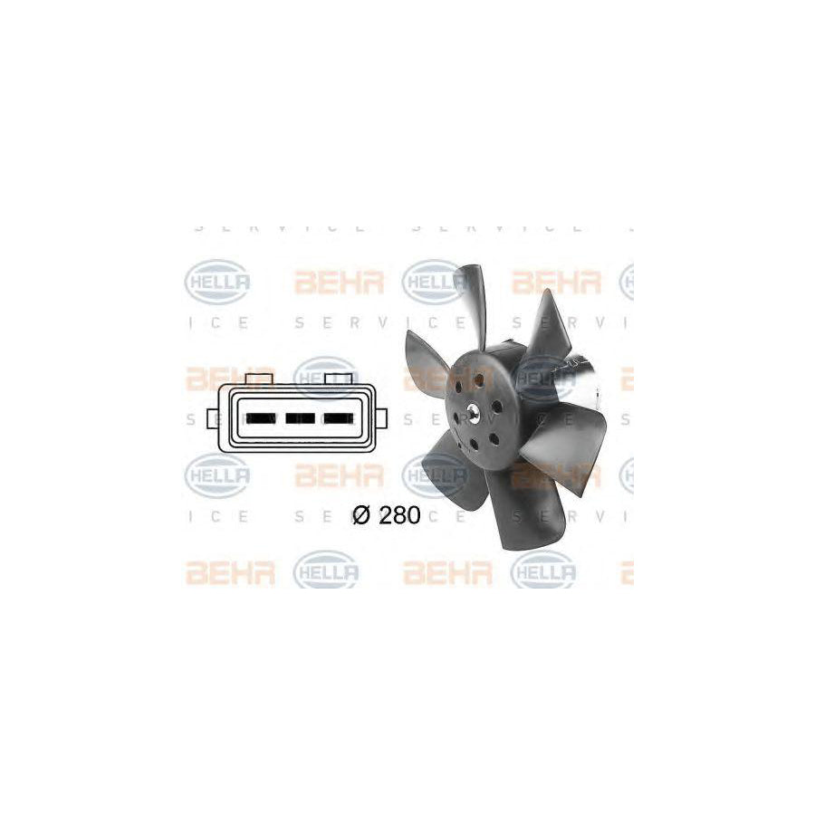 Hella 8EW 009 144-391 Fan, Radiator