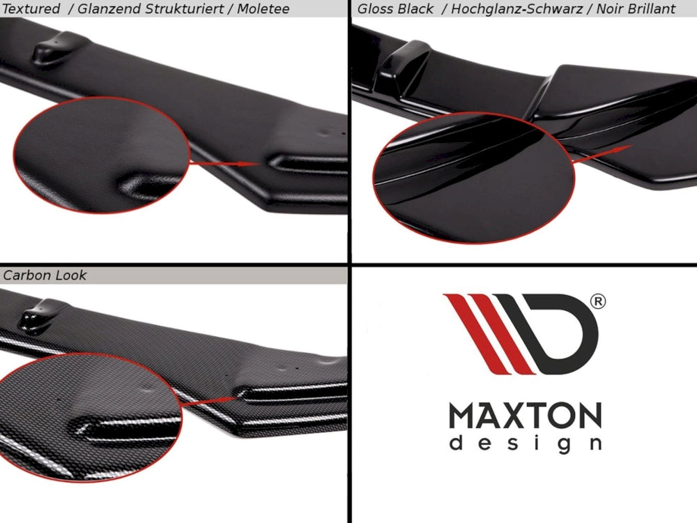Maxton Design VO-S60-2F-RDESIGN-FD2T Front Splitter V2 Volvo S60 R-design  MK2 (2014-2018) – ML Performance