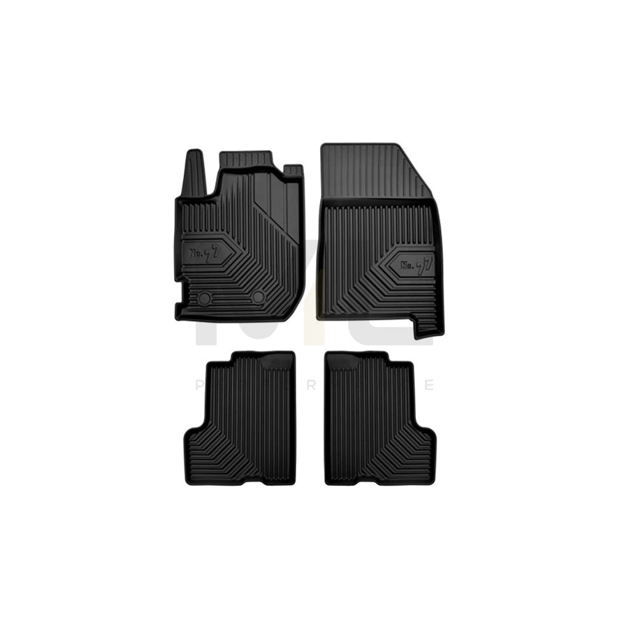 FROGUM Tailored 77408258 Floor mat set for DACIA Duster II Elastomer, Front and Rear, Quantity: 4, Black | ML Performance Car Parts