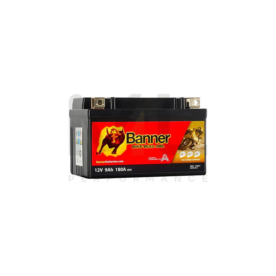 GTZ10-4 Banner Bike Bull GEL Battery (50901) | Car Batteries UK | ML Performance Car Parts